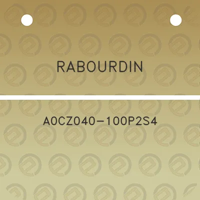 rabourdin-a0cz040-100p2s4