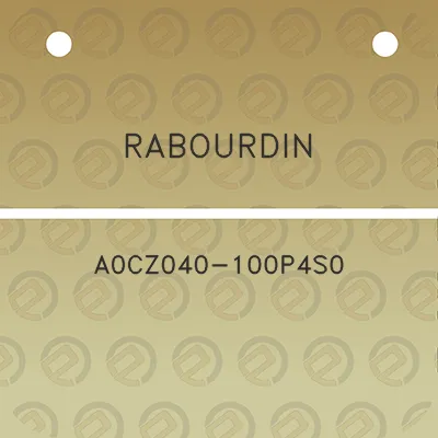 rabourdin-a0cz040-100p4s0