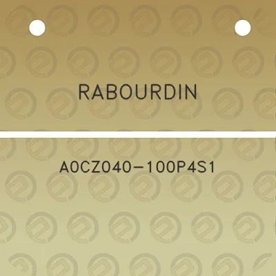 rabourdin-a0cz040-100p4s1