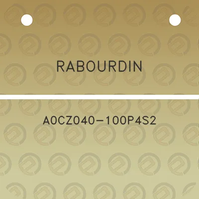 rabourdin-a0cz040-100p4s2