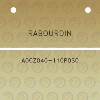 rabourdin-a0cz040-110p0s0