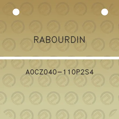 rabourdin-a0cz040-110p2s4