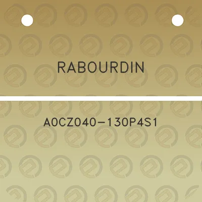 rabourdin-a0cz040-130p4s1