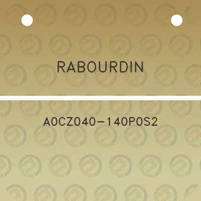 rabourdin-a0cz040-140p0s2