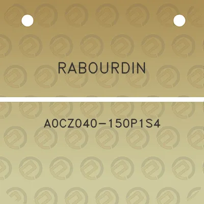 rabourdin-a0cz040-150p1s4