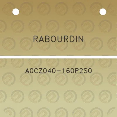 rabourdin-a0cz040-160p2s0