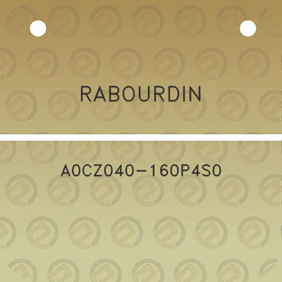 rabourdin-a0cz040-160p4s0