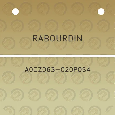 rabourdin-a0cz063-020p0s4