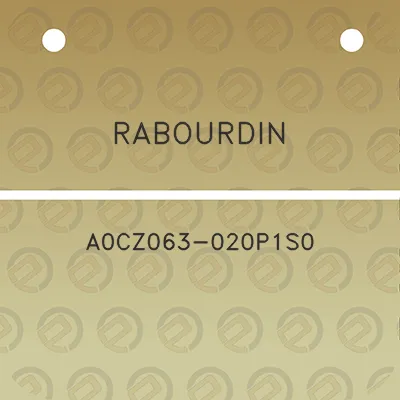 rabourdin-a0cz063-020p1s0