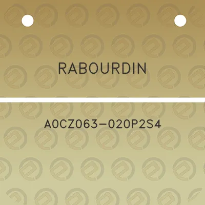 rabourdin-a0cz063-020p2s4