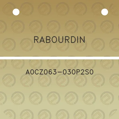 rabourdin-a0cz063-030p2s0