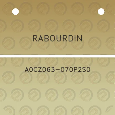 rabourdin-a0cz063-070p2s0