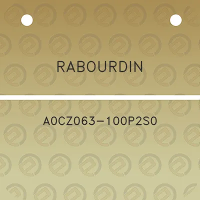 rabourdin-a0cz063-100p2s0