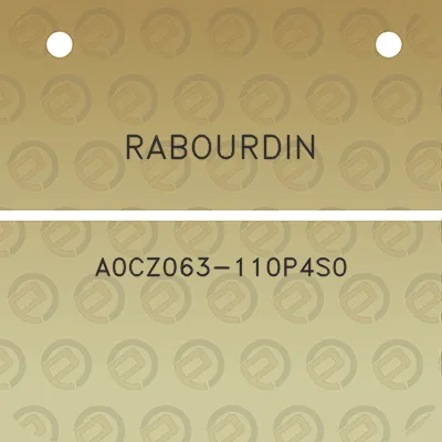 rabourdin-a0cz063-110p4s0