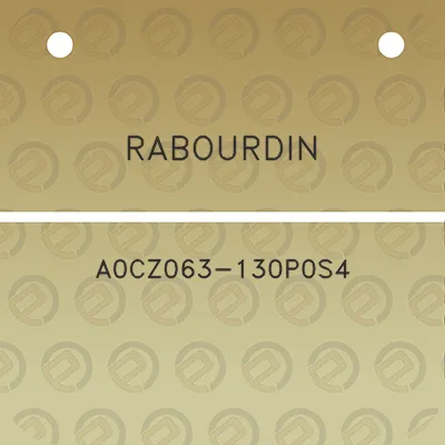 rabourdin-a0cz063-130p0s4