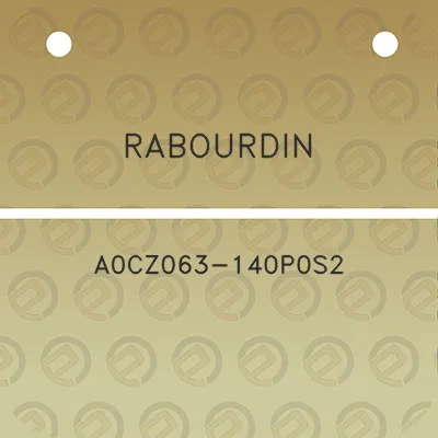 rabourdin-a0cz063-140p0s2