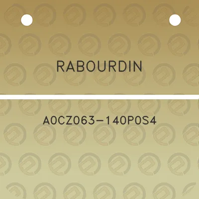 rabourdin-a0cz063-140p0s4