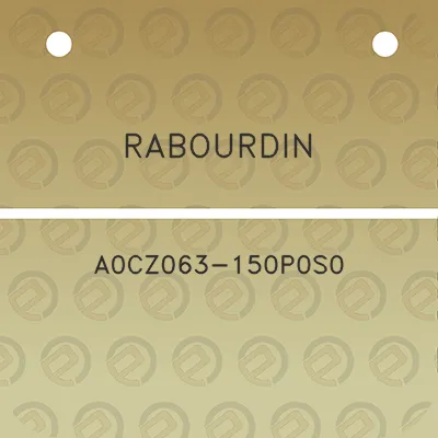 rabourdin-a0cz063-150p0s0