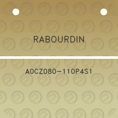 rabourdin-a0cz080-110p4s1