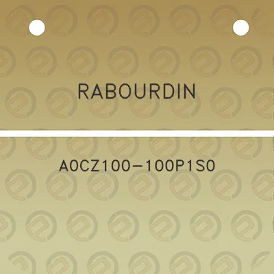 rabourdin-a0cz100-100p1s0