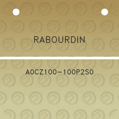 rabourdin-a0cz100-100p2s0