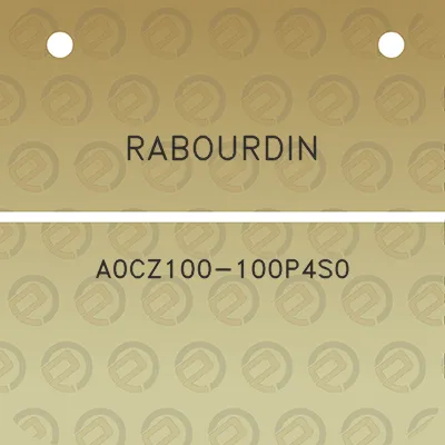 rabourdin-a0cz100-100p4s0