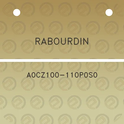 rabourdin-a0cz100-110p0s0