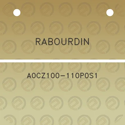 rabourdin-a0cz100-110p0s1