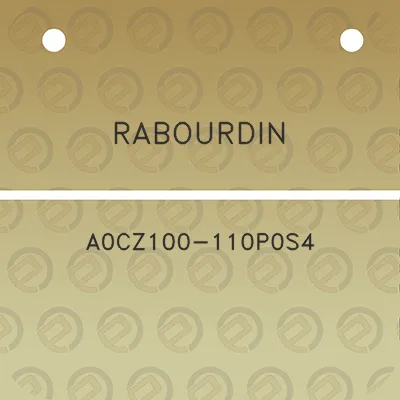 rabourdin-a0cz100-110p0s4