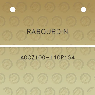 rabourdin-a0cz100-110p1s4