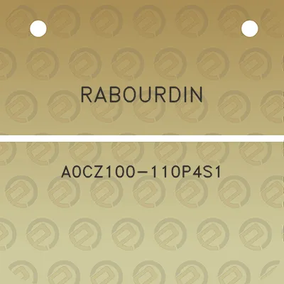 rabourdin-a0cz100-110p4s1