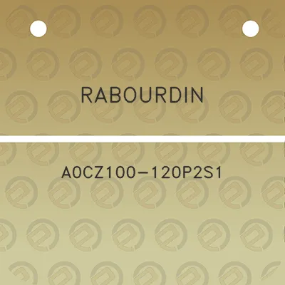 rabourdin-a0cz100-120p2s1