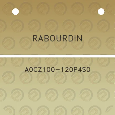 rabourdin-a0cz100-120p4s0