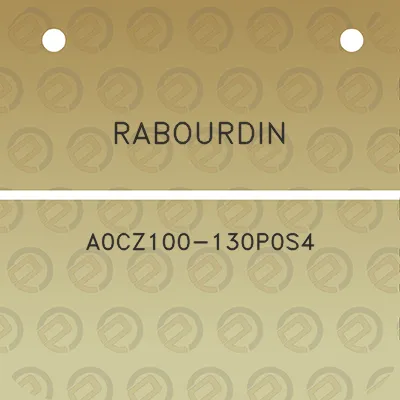 rabourdin-a0cz100-130p0s4