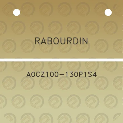 rabourdin-a0cz100-130p1s4