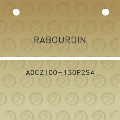 rabourdin-a0cz100-130p2s4