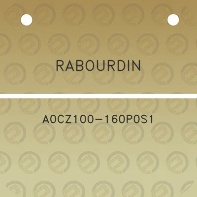 rabourdin-a0cz100-160p0s1