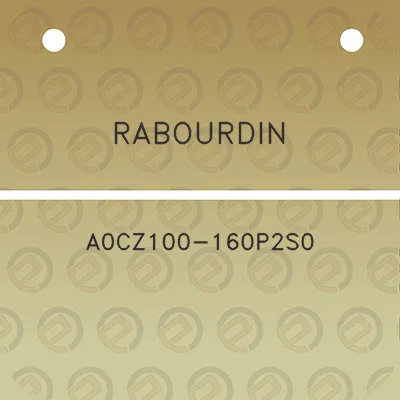 rabourdin-a0cz100-160p2s0