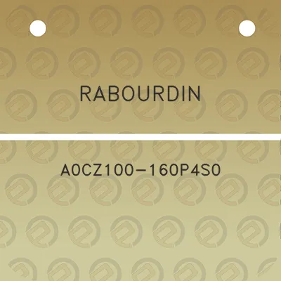 rabourdin-a0cz100-160p4s0