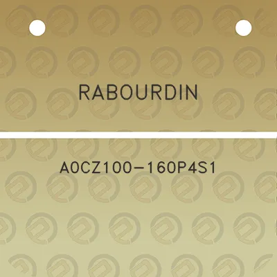 rabourdin-a0cz100-160p4s1