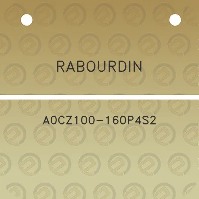 rabourdin-a0cz100-160p4s2