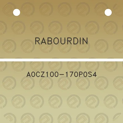 rabourdin-a0cz100-170p0s4