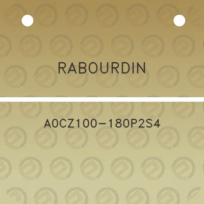 rabourdin-a0cz100-180p2s4