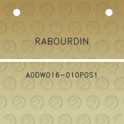 rabourdin-a0dw016-010p0s1