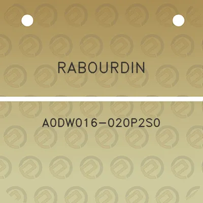 rabourdin-a0dw016-020p2s0