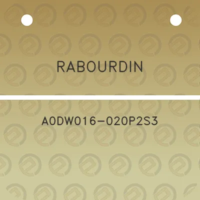 rabourdin-a0dw016-020p2s3