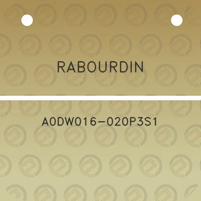 rabourdin-a0dw016-020p3s1