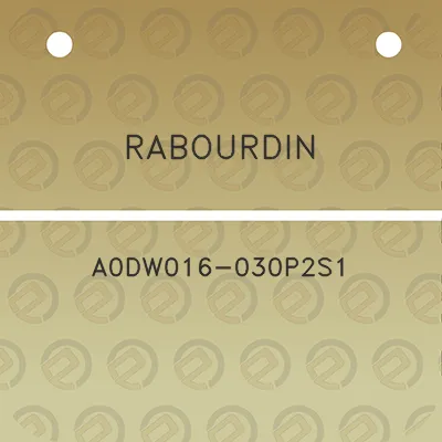 rabourdin-a0dw016-030p2s1