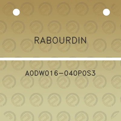 rabourdin-a0dw016-040p0s3