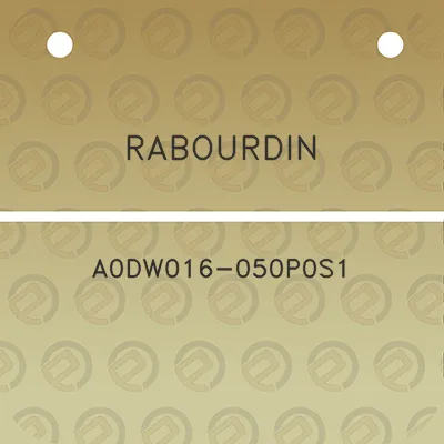 rabourdin-a0dw016-050p0s1